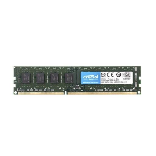 رم دسکتاپ DDR3 دو کاناله 1600 مگاهرتز کروشیال 8G